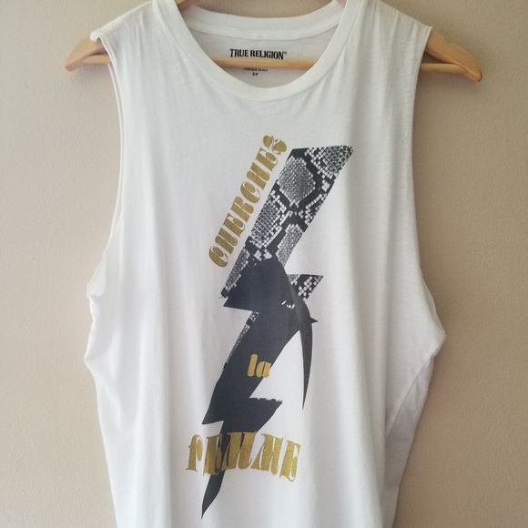 True Religion Muscles Tee Shirt Top Size Small - Picture 7 of 8